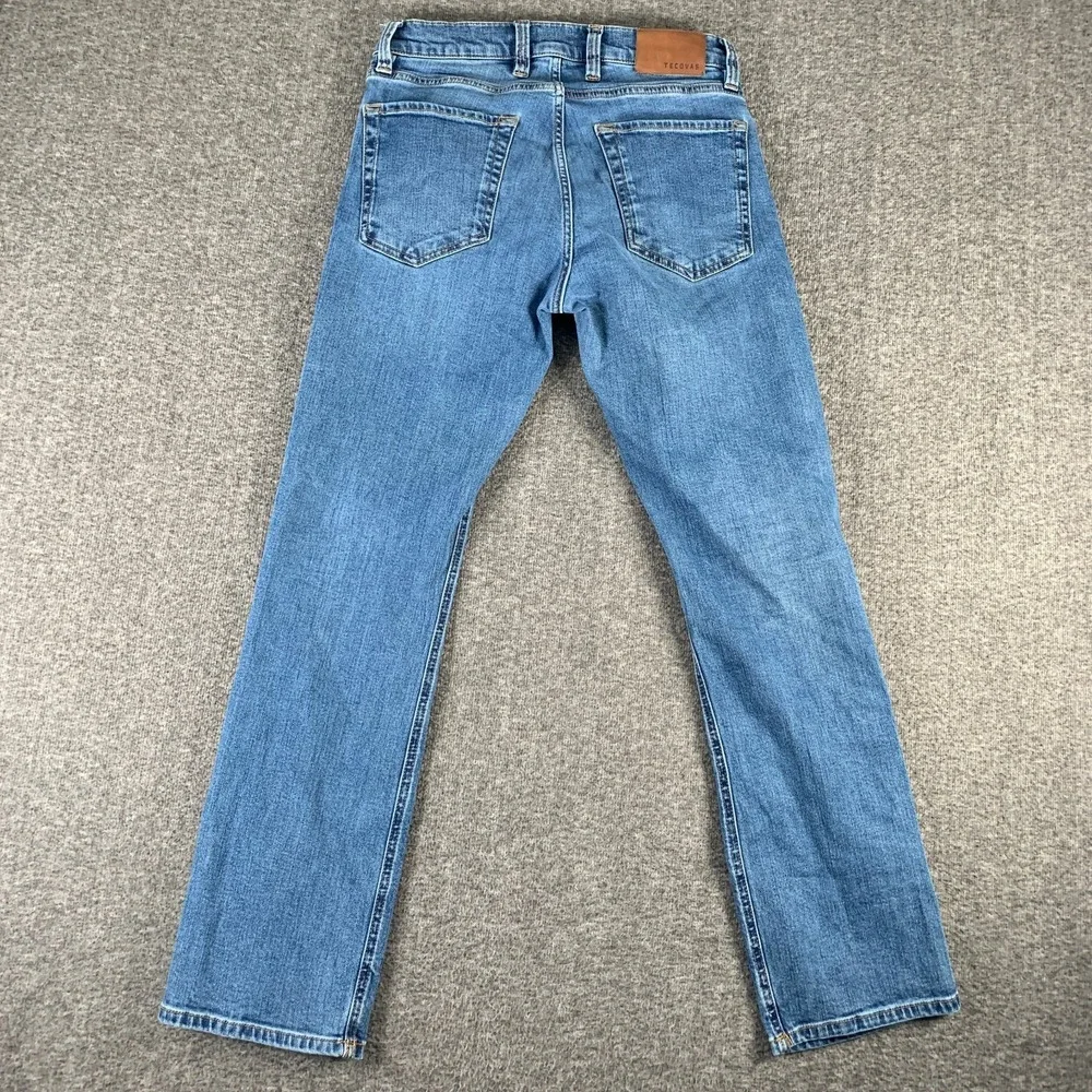 Tecovas Jeans Men 30x30 Slim Western Gaucho Ranch Cowboy Medium Blue